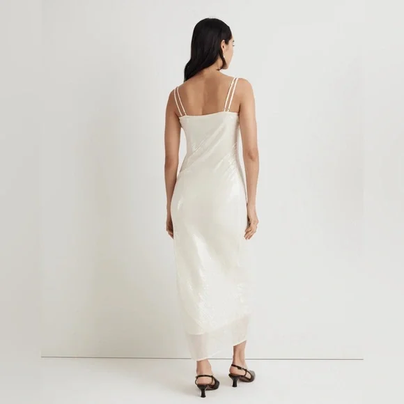 Madewell x Aimee Song Sequin Slip Maxi Dress - Picture 3 of 15